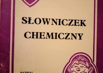 Słowniczek chemiczny księgarnia Praga antykwariat Bródno
