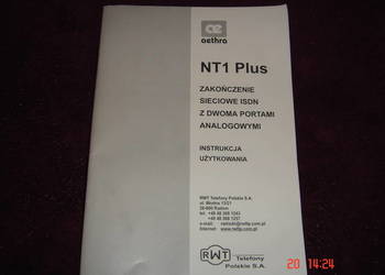 Instrukcja użytkownika NT1 Plus - - Telefony Polskie SA