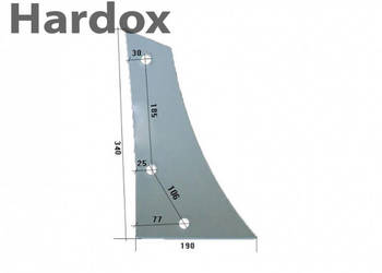 Pierś HARDOX 959407/P KG 14/16 części do pługa KRONE