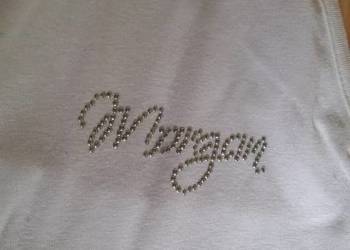 morgan, koszulka, bluzka, t-shirt, zakłądana, kołnierzyk