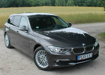 BMW 320 F30 F31 2.0 D 184 KM xDrive LUXURY BiXenon NAVI Grzane FOTELE Serw…