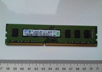 Samsung DDR3, 4GB, 1600MHz, PC3 12800U DIMM, używana sprawna, M378B5273DH0-