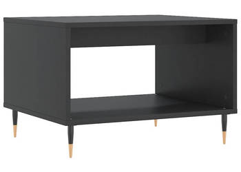 Stolik kawowy czarny 60x50x40 cm materiał drewnopochodny WM-829245