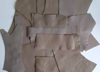 Skóra (493 g) Licowa Włoska średnie i małe kawałki Brązowy Beżowy