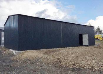 Blaszana montowana hala 15×8 m – czarna