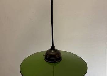 Lampa industrialna metalowa emaliowana wisząca Loft