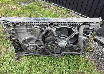 Chłodnica wody + Wentylator podwójny Renault Master II kompletny zestaw