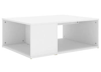 Stolik kawowy biały 90x67x33 cm materiał drewnopochodny WM-806903