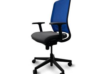 Fotel biurowy Rim Easy mesh szaro niebieski