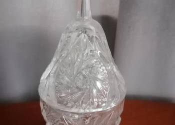 Bomboniera Kryształowa Gruszka PRL