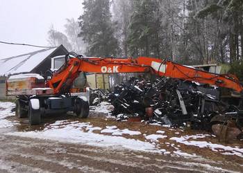Koparka O&K chwytak do zlomu