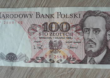 100 złotych  1.XII.1988 seria TP nr 2