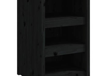 Szafka kuchenna na zewnątrz czarna 55x55x92 cm drewno sosnowe WM-832343