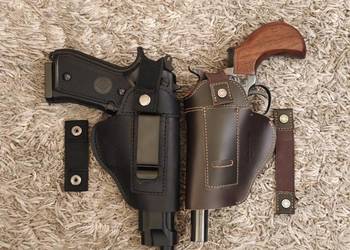 Pochwa, Kabura 2stronna/ Pistolet, Colt, Remington..