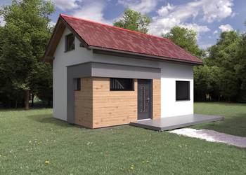 Projekt domu ZG27 - na zgłoszenie (bez pozwolenia)