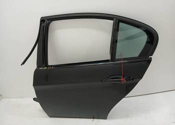 DRZWI LEWE TYLNE TYŁ BMW E90 475 BLACK SAPPHIRE