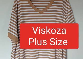 Tunika , nowa , Viskoza, Plus Size, rozmiar 50