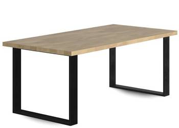 Stół Dębowy Prostokątny 200 × 100 × 75 cm Lity