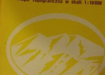 Tatry polskie Dolina Cho mapa topograficzna kolekcje unikaty