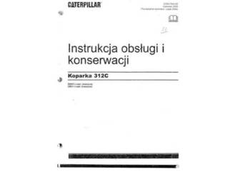 Cat Caterplillar 312C, 416E, 422E, 428E, 325D, instrukcja