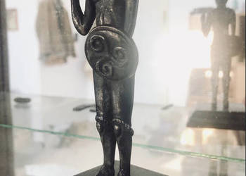 Stara srebrna figurka celtyckiego żołnierza 225g!