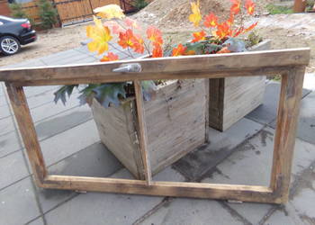 Stare okno rama lustro obraz rama okienna  109x59