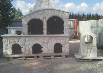 grill, wędzarnia, piec chlebowy, z kamienia,