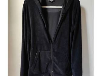 welurowa zasuwana bluza z kapturem mięciutka wygodna kieszenie kangurka