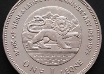 SIERRA LEONE 1 LEONE 1974 - DR SIAKA - STAN 1/2