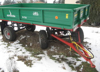 przyczepa d46  d35 d732   2 stronny wywrot stan perfekcyjny