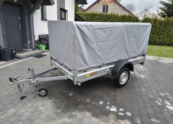 Przyczepa lekka Neptun N7 plus stelaż i plandeka jak nowa