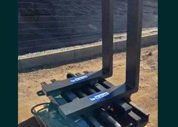 Obrotowy Chwytak Widłowy KAUP obrotnica 360 stopni 3 klasa Ścisk