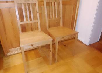 Krzesło IKEA PINNTORP sosna drewno drewniane 2 szt.