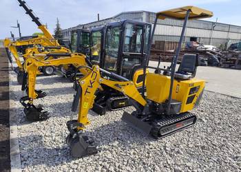 Minikoparka 800kg E08C Skrętne Ramię KOOP NOWA Wykop Ogrody