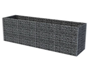 Podwyższona donica ze stali 360 x 90 x 100 cm WM-142553