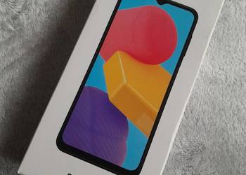 Samsung Galaxy M13 / 4/64GB / pomarańczowy / pudełko / zestaw / bdb stan