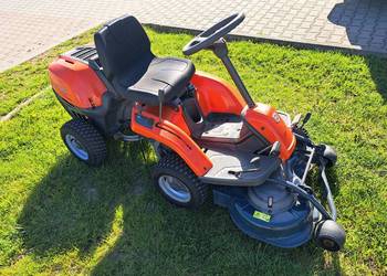Kosiarka traktorek ogrodowy do trawy Husqvarna Rider R112C hydro transport