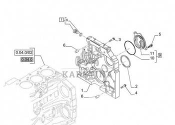 New Holland T6010 Obudowa 2855172