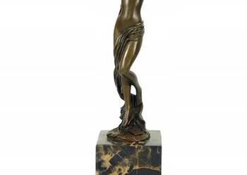 Figura z brązu rzeźba kobieta secesja