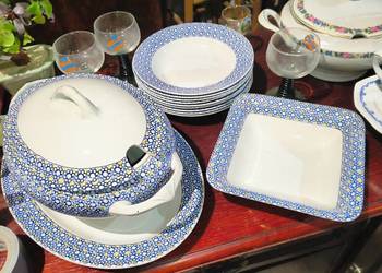 Stary komplet obiadowy