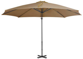 Parasol wiszący z aluminiowym słupkiem 300 cm taupe WM-44623