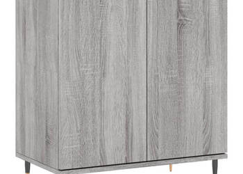 Komoda szary dąb sonoma 60x35x70 cm materiał drewnopochodny WM-827154