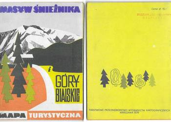 Masyw Śnieżnika i Góry Bialskie - Mapa turystyczna wyd. II 1976 Masyw Śnieżnika i Góry Bialskie - Mapa turystyczna wyd. II 1976