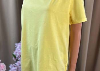 Sheego żółta tunika bawełniana basic casual troczki po bokach 40 42 wiosna