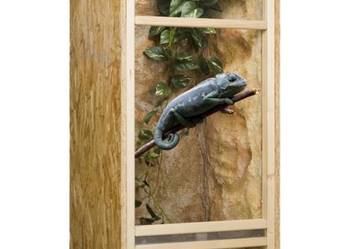 Terrarium z płyty OSB pionowe 60x60x120 cm