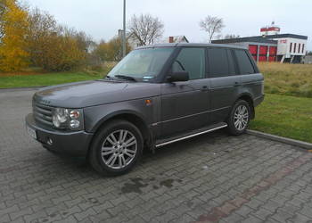 Land Rover Range Rover L322 3,0td na łańcuchu