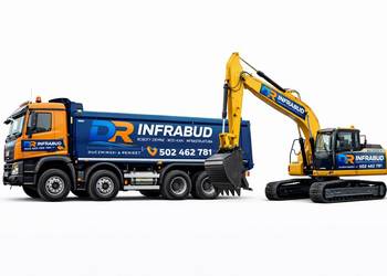 PRACE ZIEMNE – KOPARKA + TRANSPORT | SZYBKIE TERMINY