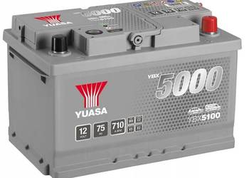 Akumulator Yuasa Silver 12V 75Ah 710A EN Prawy Plus