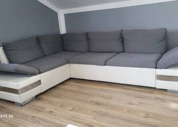 Narożnik duży z funkcją spania schowek