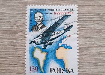 Znaczek S. Skarżyński z 1933 r. Pierwszy Polski Przelot